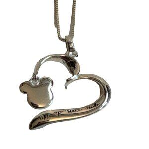 Sterling Silver Disney Mickey Mouse Necklace If You Can Dream it You Can Do it